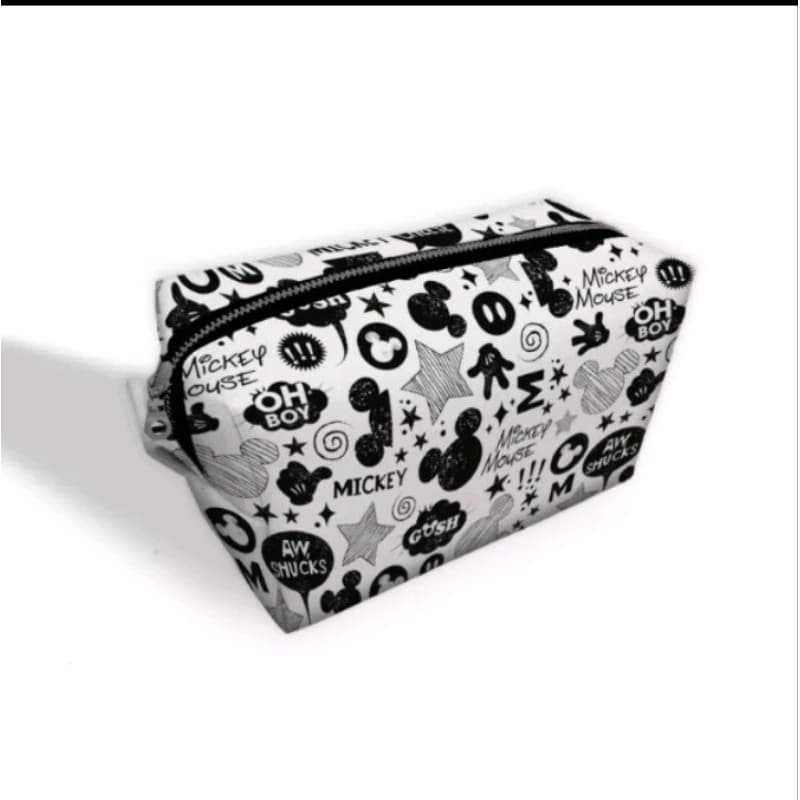 NECESSAIRE BOX MINNIE OU MICKEY PERSONALIZADA PARA MAQUIAGEM OU ESCOLA