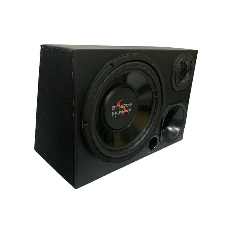 Caixa de Som Trio 12 Polegadas Sturdy Black Passiva 400Watts RMs