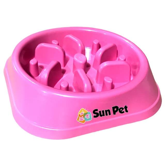 Comedouro Lento Educador Interativo Pet Cães Anti Obesidade Comedouro para Cachorro Guloso
