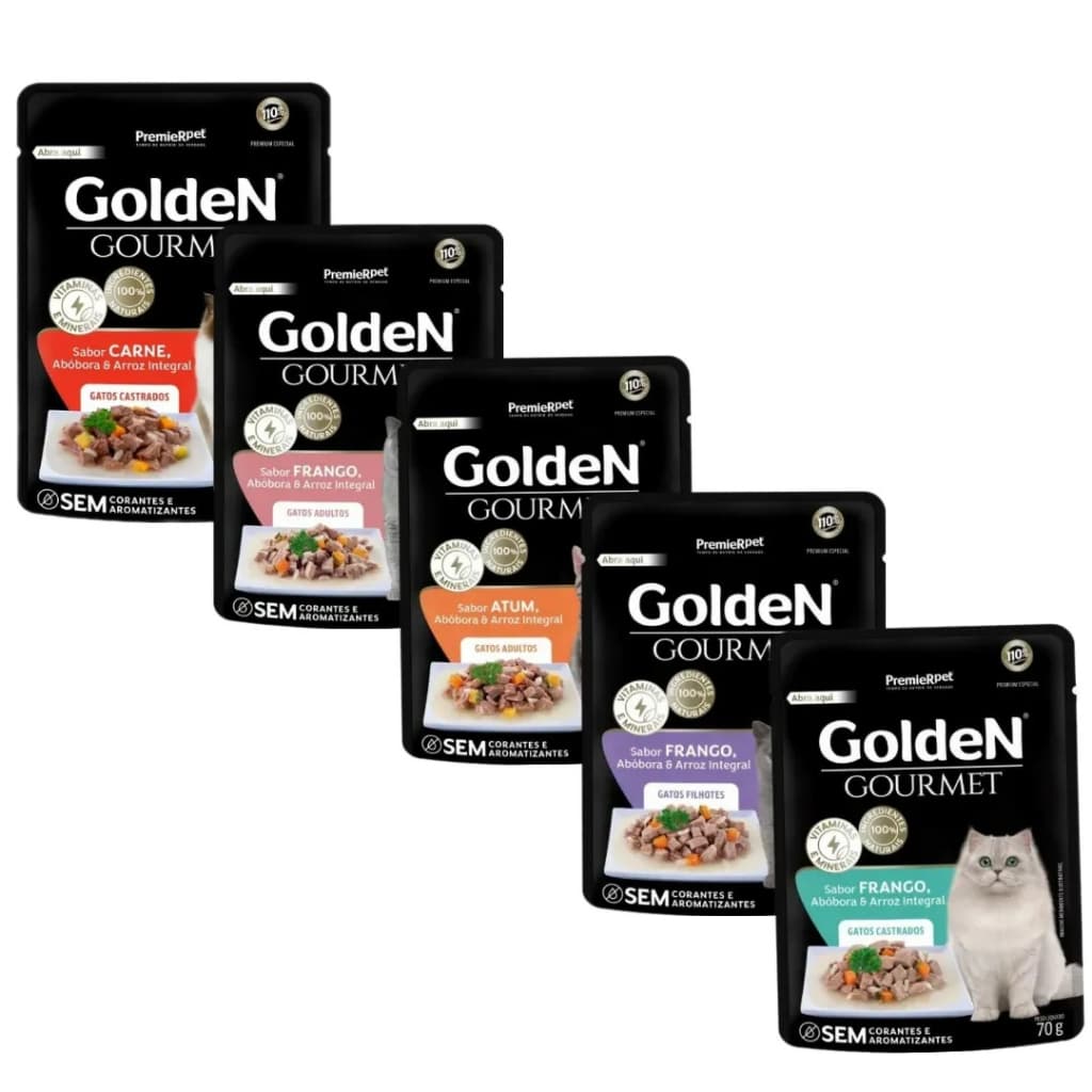 Sache Golden Gourmet Gatos 20 Unidades