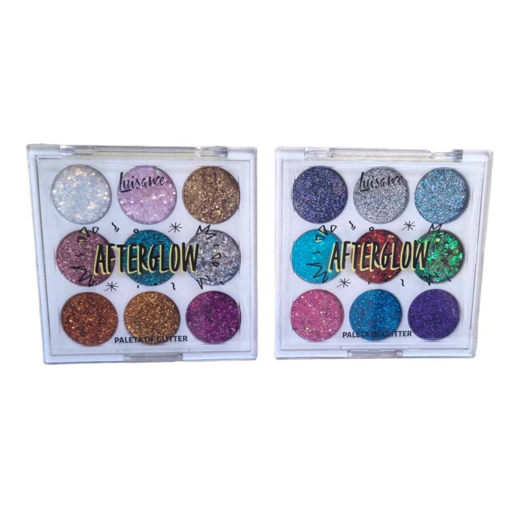 Paleta De Glitter Afterglow Luisance Kit C/2 Unid