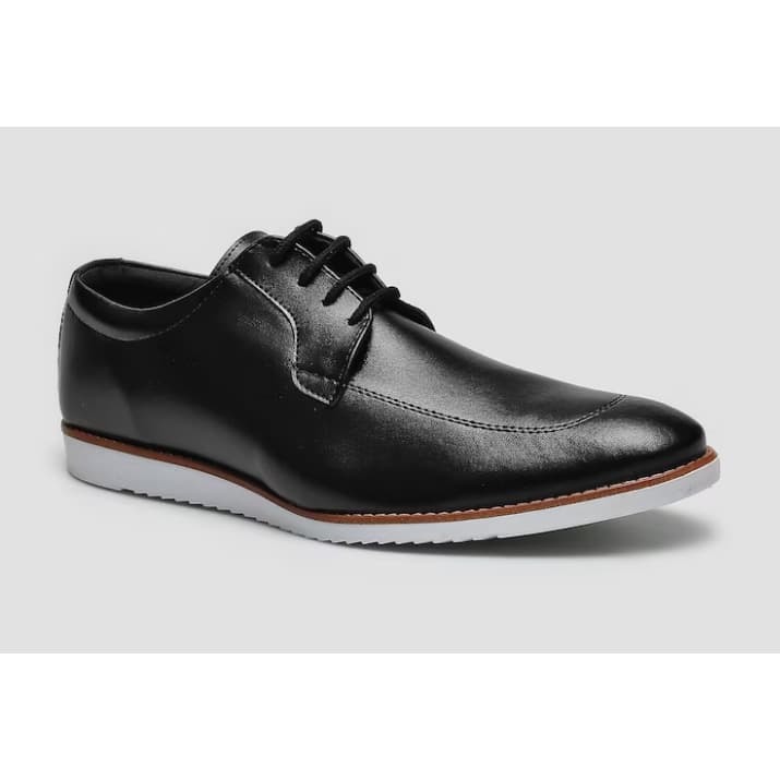 Sapato Preto Casual Social Derby Promoção