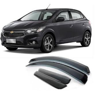 Calha de chuva Onix hatch 2020 a 2026 4 portas Ref:80013