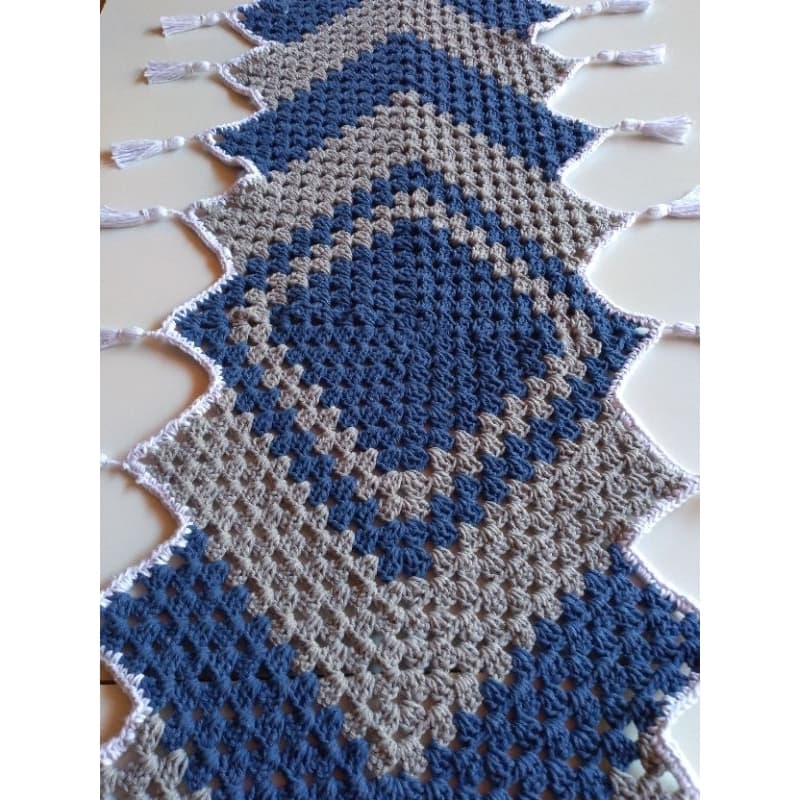 Caminho de Mesa de Crochê Passadeira de crochet