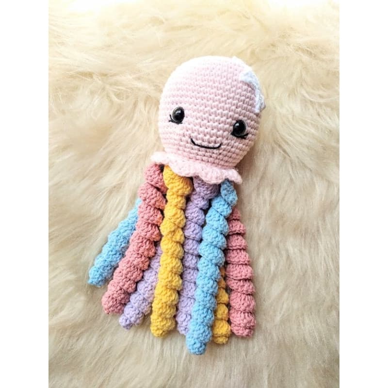 Amigurumi Polvo Polvinho de Crochê para Bebê Montessoriano