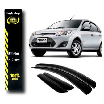 Calha De Chuva Fiesta Sedan / hatch Amazon e Rocam Ref:30011 ano 2003 a 2011  4 portas