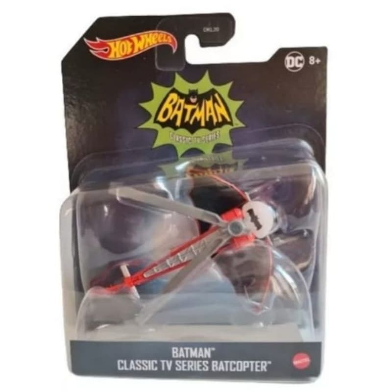Hotwheels The Batman Classic Tv Séries Batcopter Original