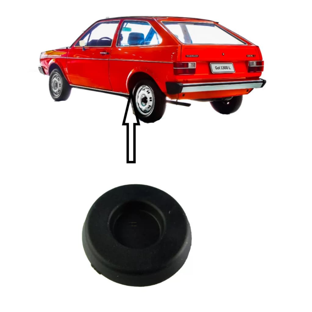 Kit 4 Tampa Furo Da Caixa De Roda Gol Saveiro Parati Voyage Kombi