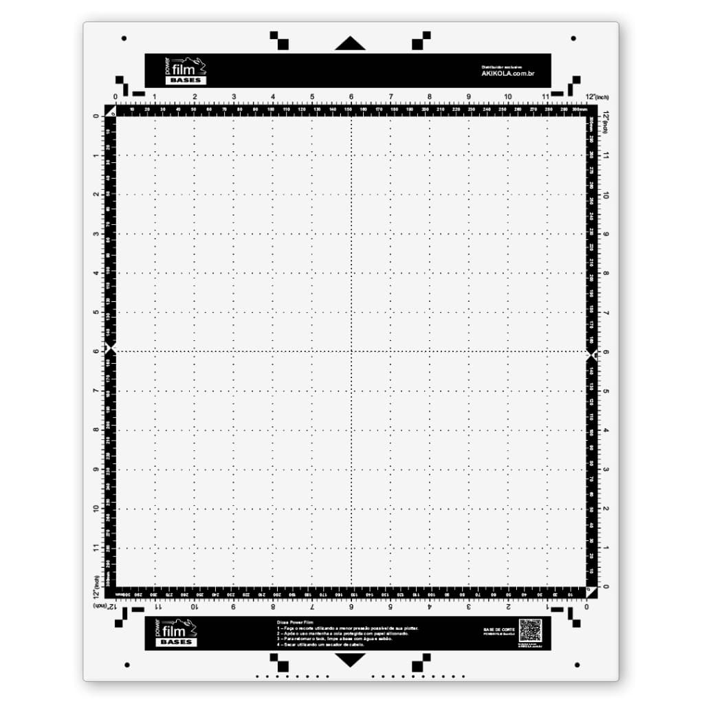 Base de Corte 30x30 Para Brother ScanNCut CM 300, 550 e 650 - Com Cola e Sem Cola - 40mm e 30mm