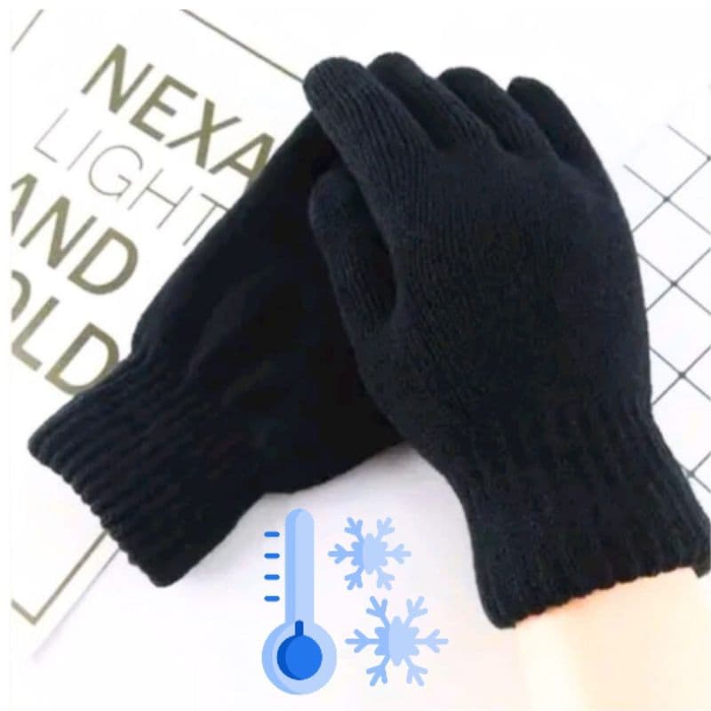 Luva De Lã Adulto Frio Inverno Feminina Masculina Envio Rapido