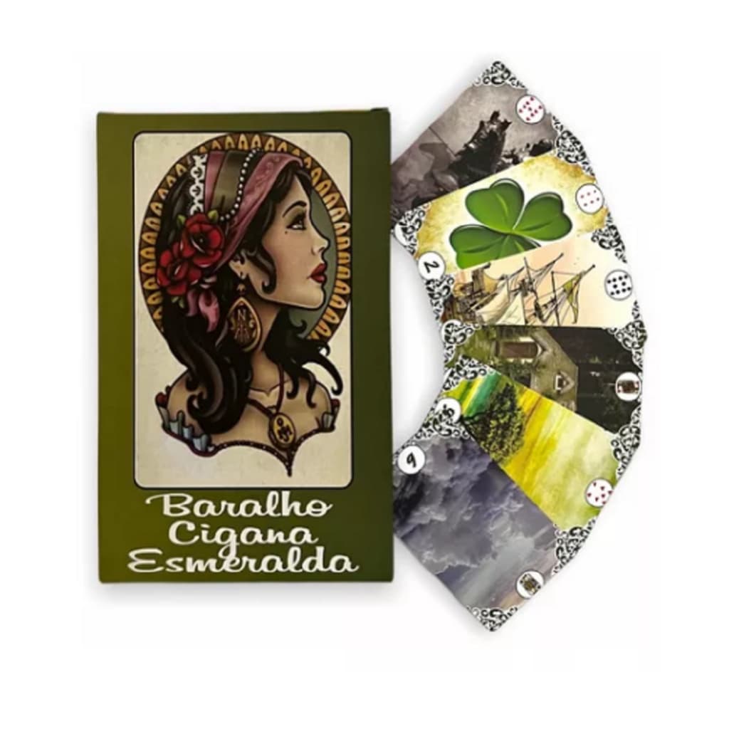 Baralho Cigana Esmeralda - 36 Cartas + 1 Livreto Explicativo