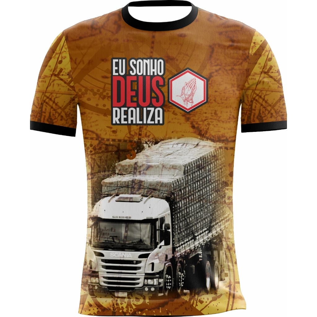 Camisa camiseta caminhoneiro caminhão movido por forças alienígenas choffer gbn