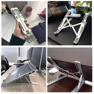 Suporte De Notebook Articulado Aluminio Dobrável Ergonomico