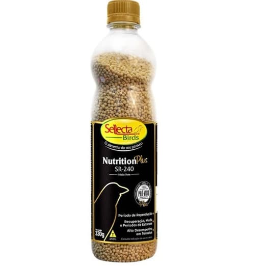 Sellecta  Nutrition Plus Sr-240 Médio Porte - 330g Trinca ferro