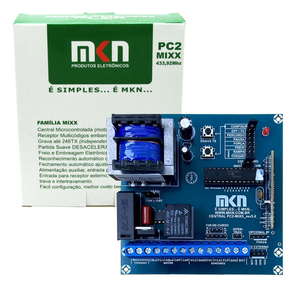 Central Placa Portao Automatico Peccinin Cp4000 Mkn Gatter