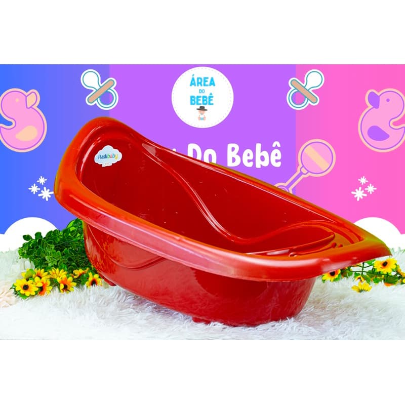 Banheira PlastiBaby Menina 22 Litros