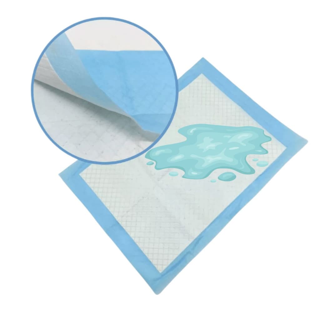 Tapete Higiênico Cachorro Pet Folha Absorvente 60 X 45cm Pacote 10un