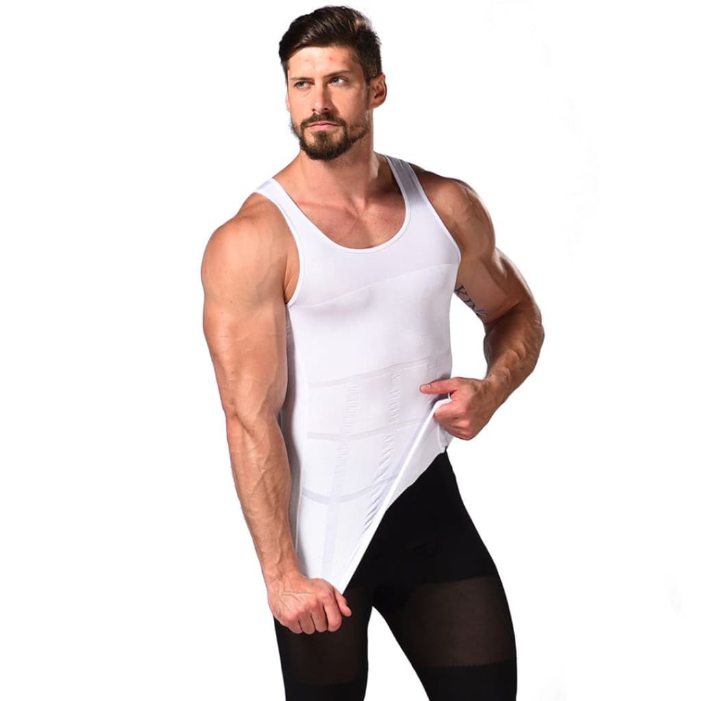 Camisa Modeladora Reduz Medidas Abdomem Barriga Culote Compressão Cintura Academia Exercícios Caminhada Corrida Ciclismo