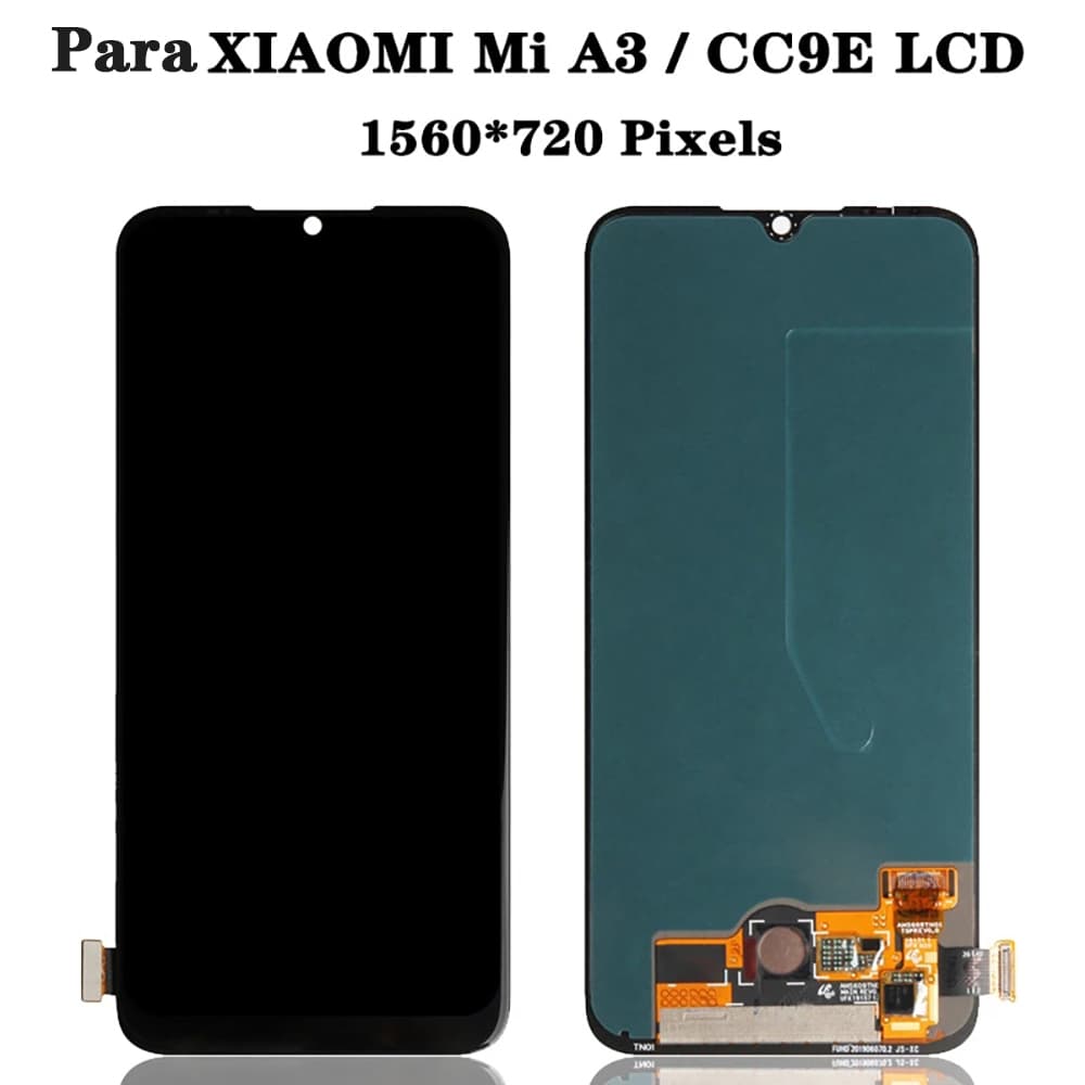 Súper Amoled Tela Para Xiaomi Mi A3&CC9E Display Frontal Touch M1906F9SH M1906F9SI Incell&Oled Lcd