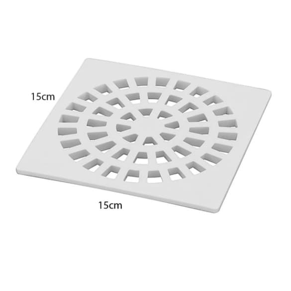 Grelha Ralo Quadrada Branca Grande ou Pequena 10cm 100mm ou 15cm 150mm Krona