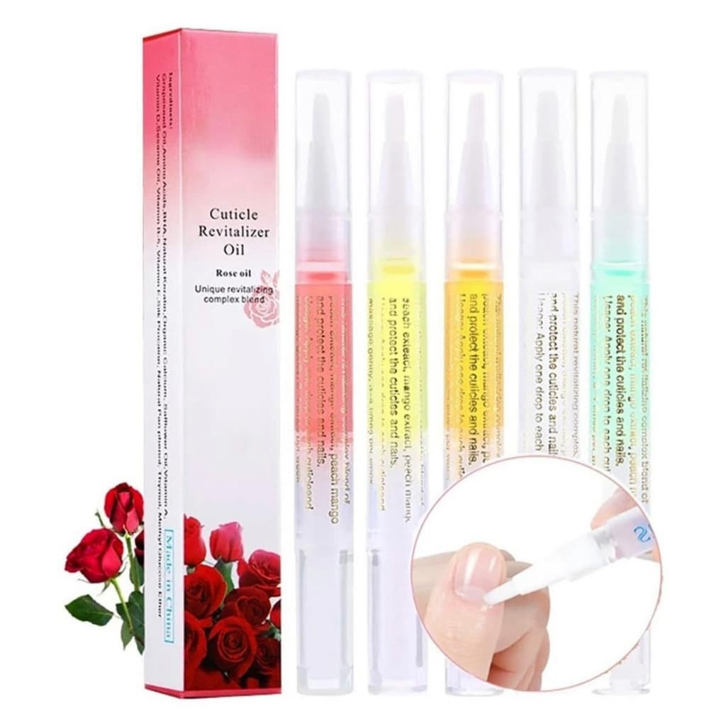 KIT 3 Canetas Óleo Hidratante para Cutículas Revitalizante FN Gel de Unha
