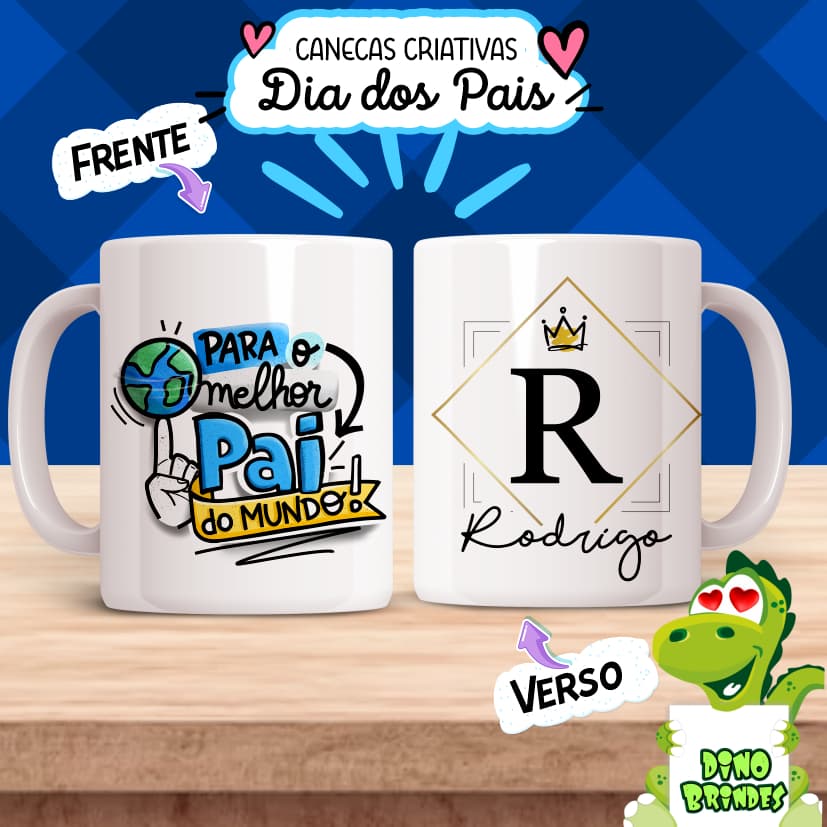Caneca Para o melhor pai do mundo | Dia dos Pais