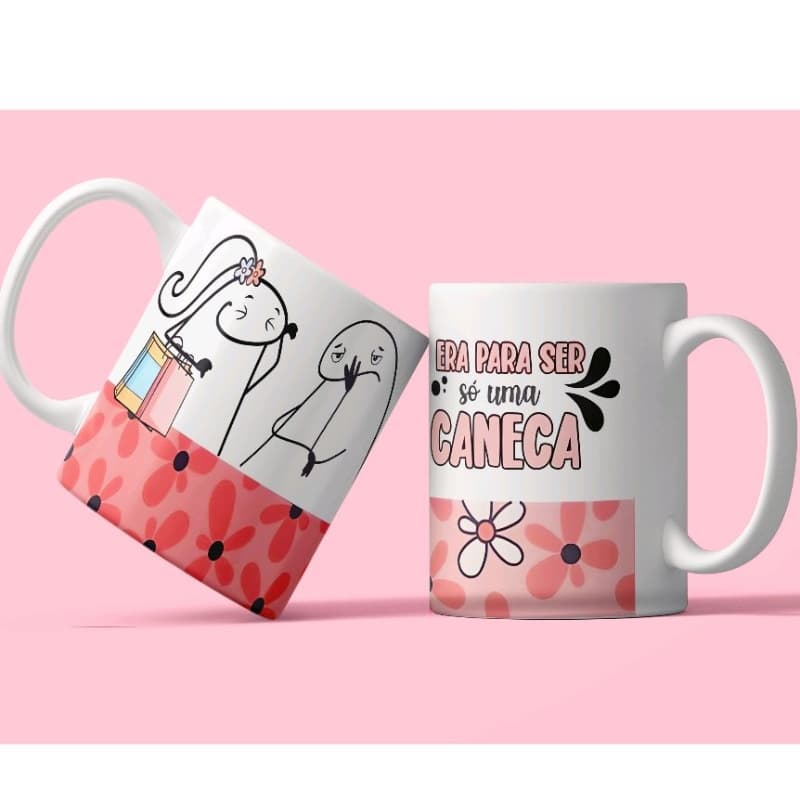 Caneca Flork florkinho frases divertidas.