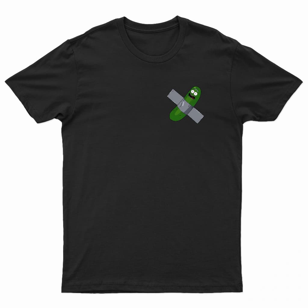 Camiseta Picles Ricky Mort Básica Anime Geek Unisex 100% Algodão