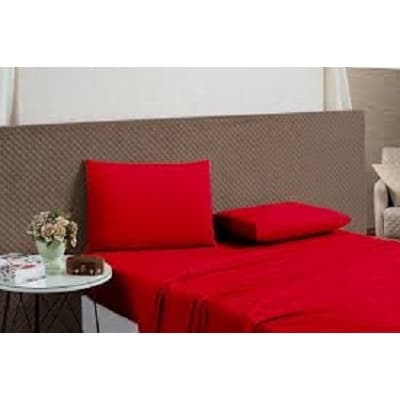 Jogo De Lençol Para Cama King Size 4 Peças Microfibra liso 180 FIOS