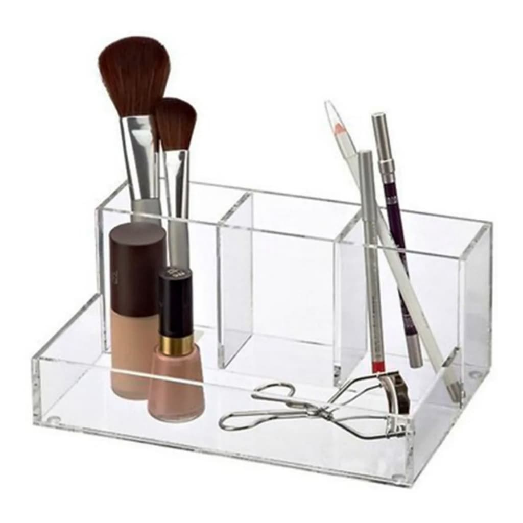 Porta Pincéis Organizador De Manicure Acrílico Organizador de acessórios para Alongamento de Cílios Extensão Pote porta escovinha Pads Suporte Pinças Acrílico Maquiagem