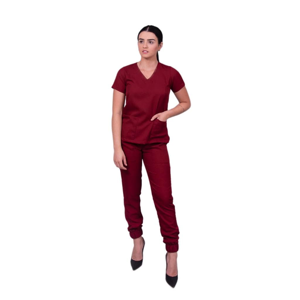 Pijama Cirúrgico Uniforme Hospitalar Scrub Calça Joguer
