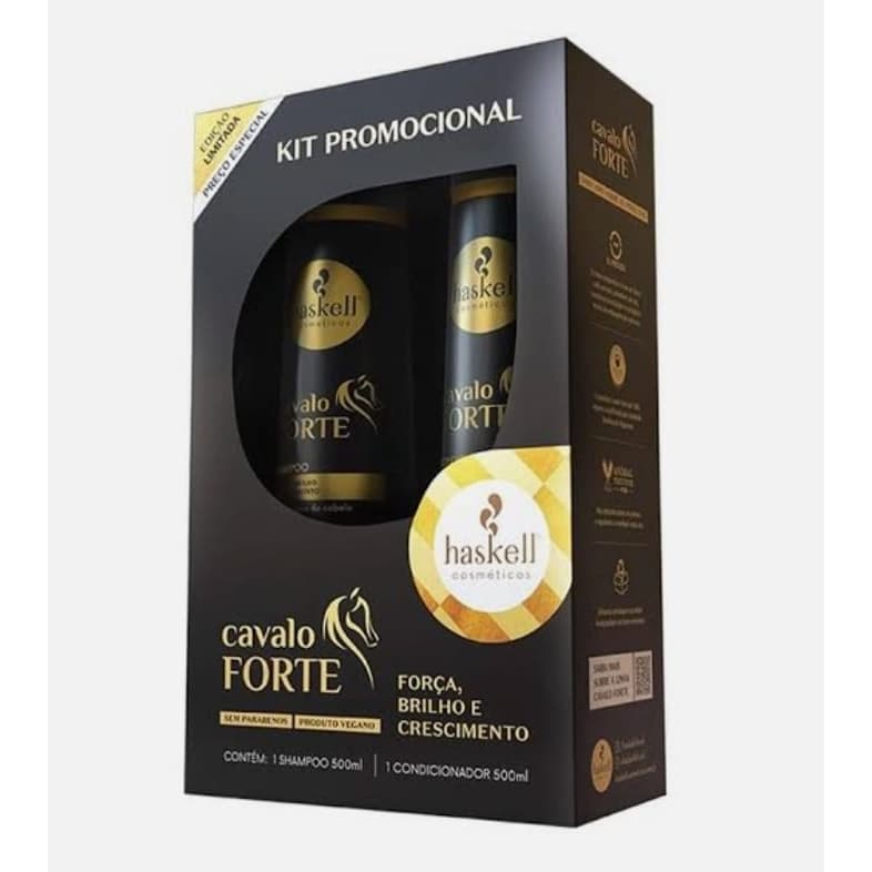 Kit Cavalo Forte Shampoo + Condicionador 500ml