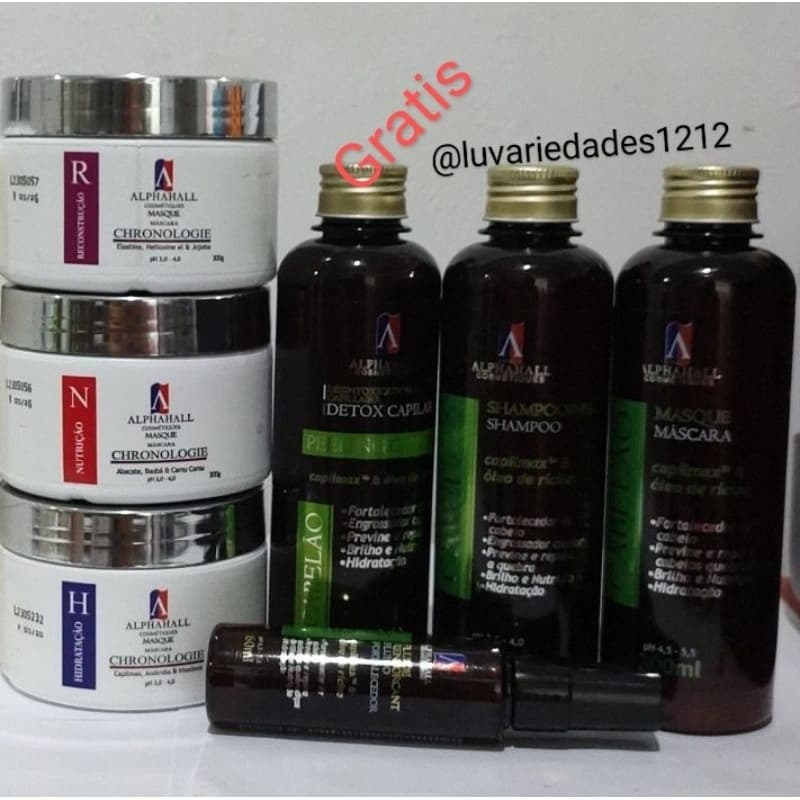 kit cabelão 4 passos + cronograma 3 passos