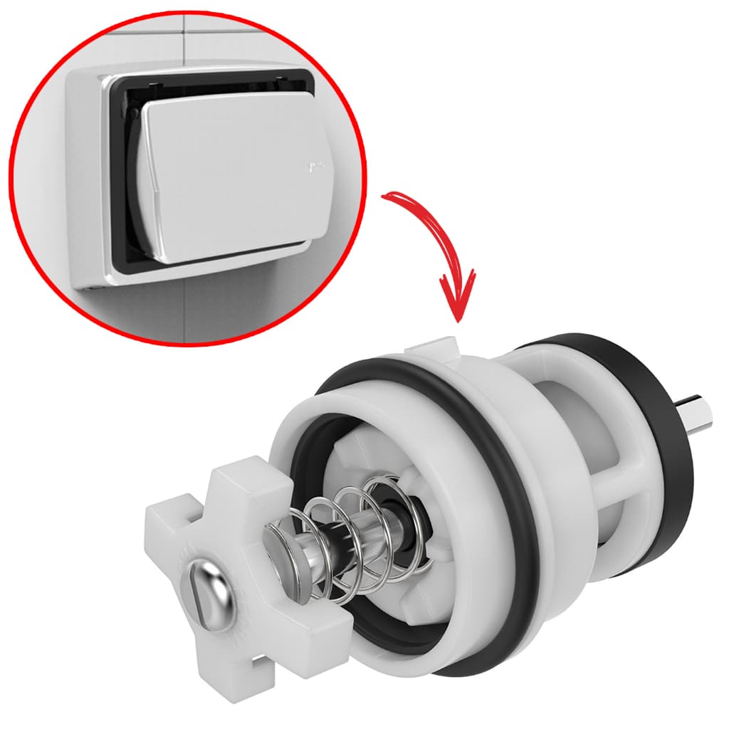 Reparo Para Válvula Descarga Hydra Max 2550 1.1/2 e 1.1/4 Blukit