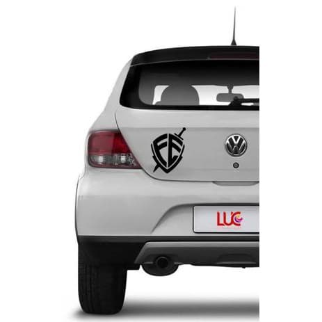 Adesivo Escudo Fé - para carro, motos e caminhões