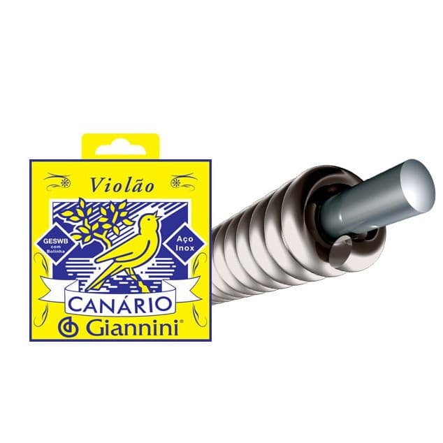 Encordoamento p/ Violão -- Giannini Canário -- Aço C/ Bolinha - GESWB