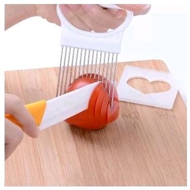 Suporte segurador de fatiar alimentos para frutas e legumes.