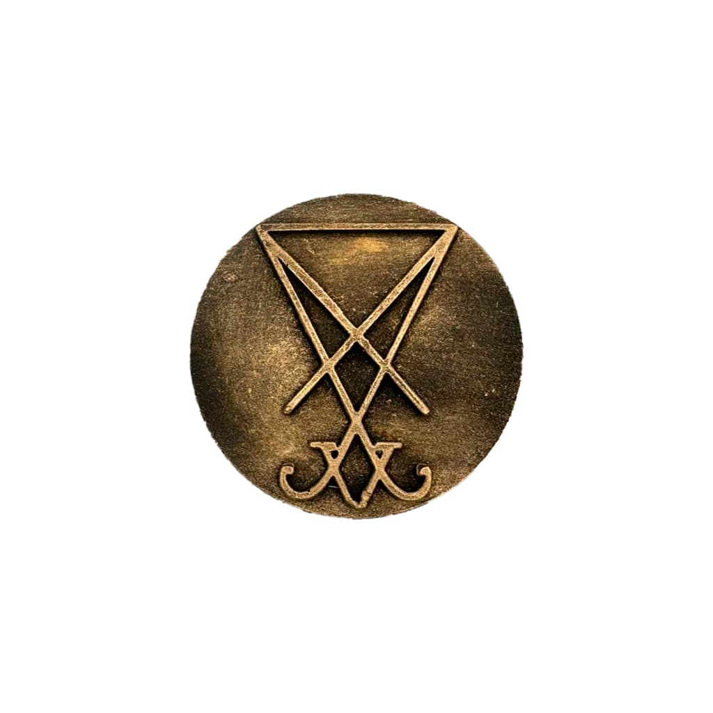 Incensário SIGILO DE LUCIFER 8cm Coleção Simbolos Wiccaa