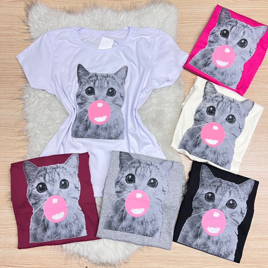T-shirt 100% Algodão camiseta feminino