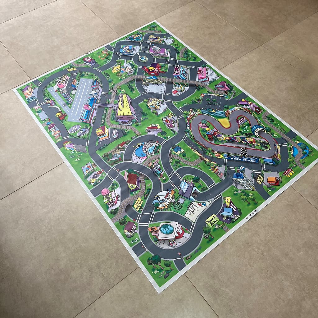 Brinquedo Infantil Educativo Para Menino E Menina Pista Cidade Interativa