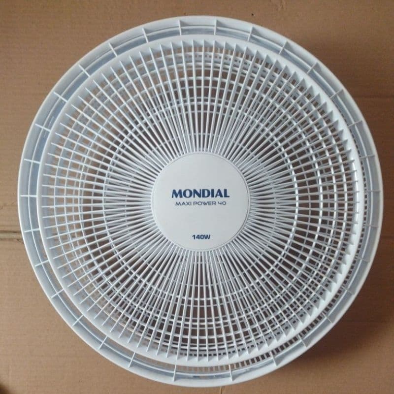 Conjunto Grade Traseira E Grade Dianteira Do Ventilador Mondial VSP-40-W