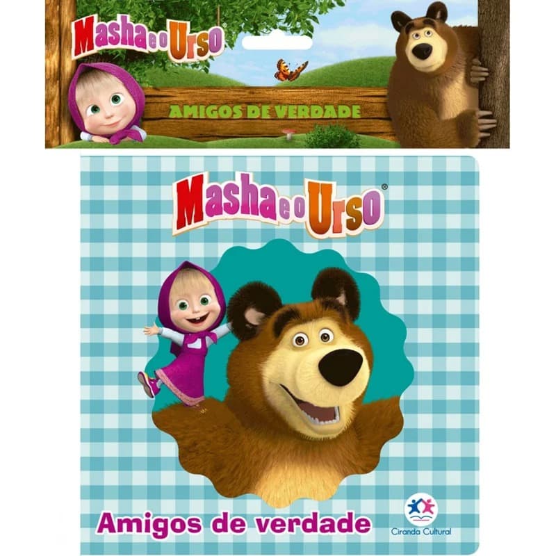 Livro De Banho Infantil Historia Educativo Masha E Urso Amigos De Verdade