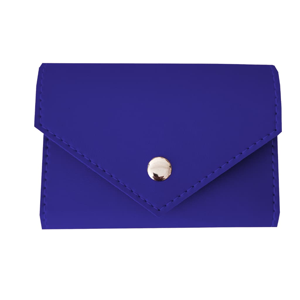 Carteira Feminina Premium de Couro Sintético Azul