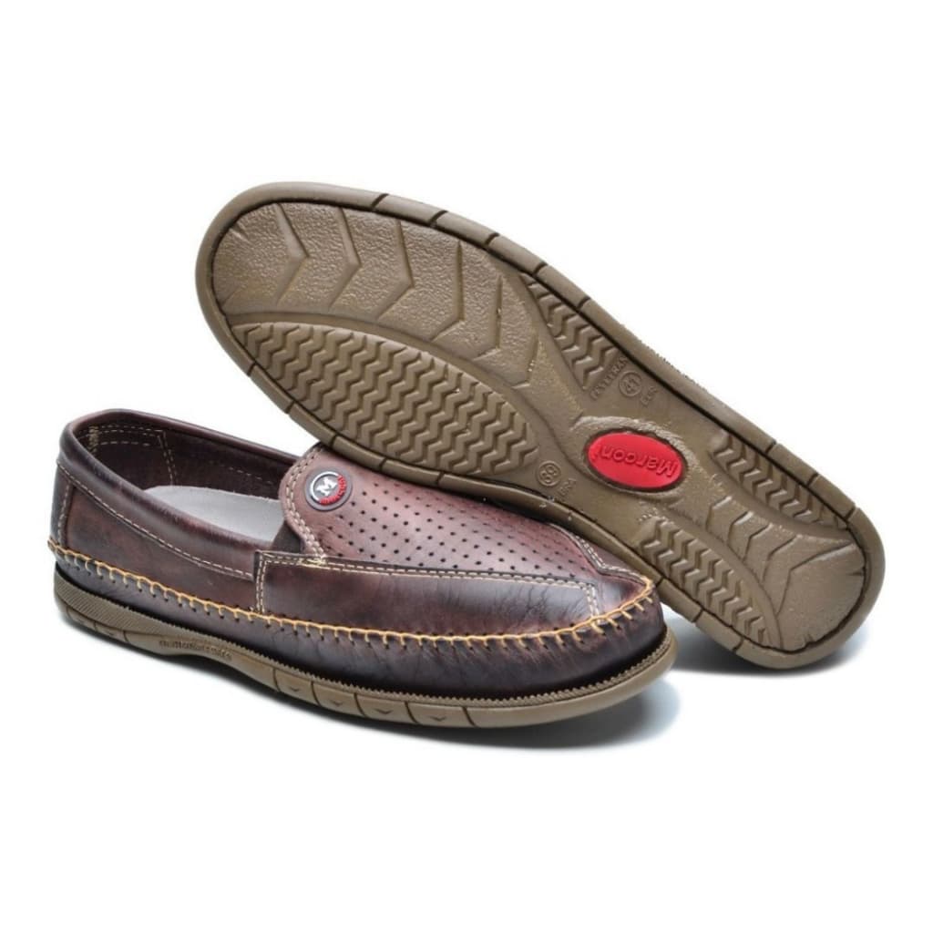 Sapatilha em couro legitimo mocassim masculino promoção