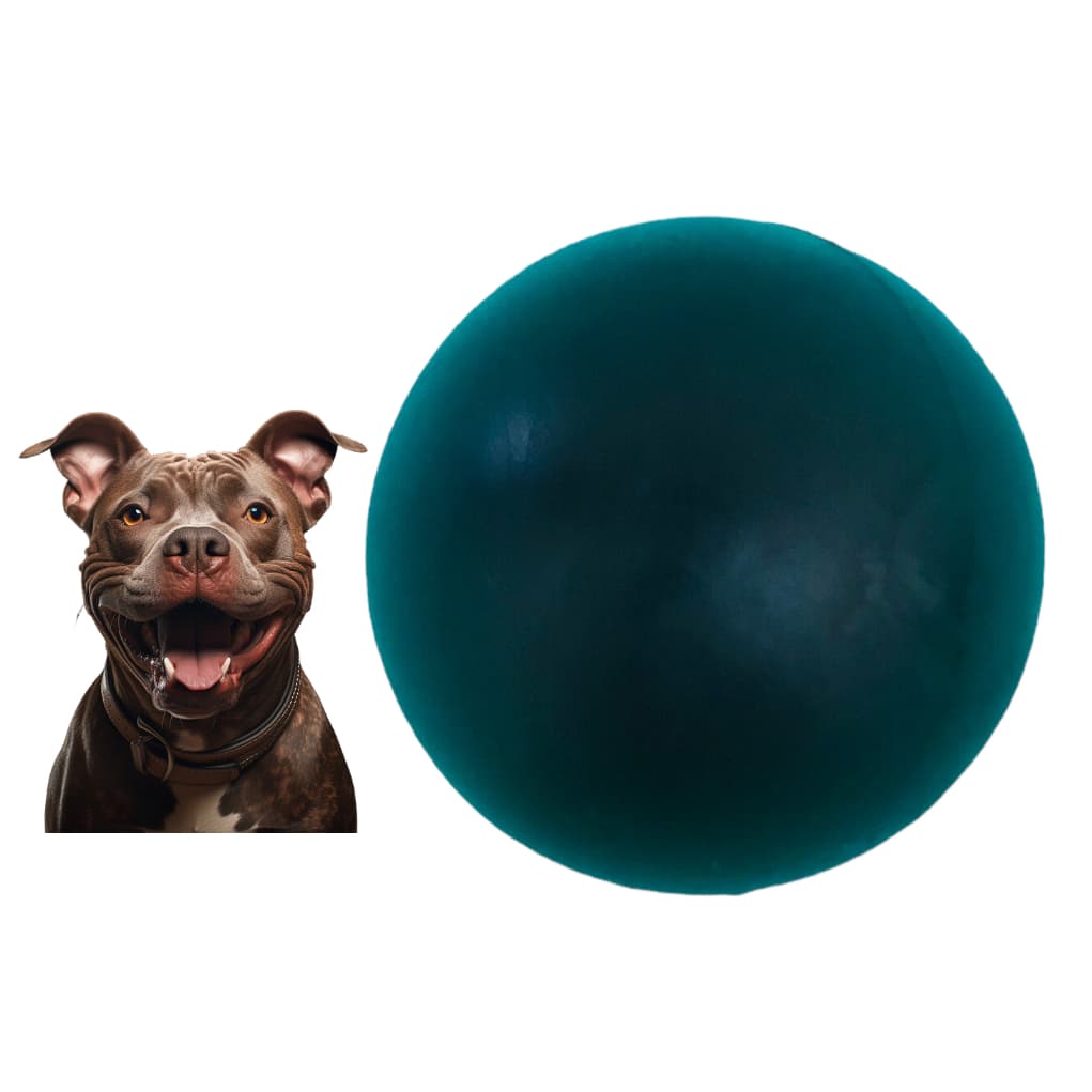 Bola Grande Lisa 100mm Resistente Maciça Cães Porte Grande Pitbull, Rottweiler, American Bully e similares