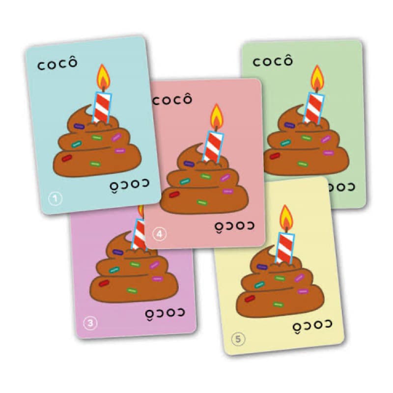 Kit Cartas Cocô - Expansão p/ jogo Taco Chapéu Bolo Presente Pizza!