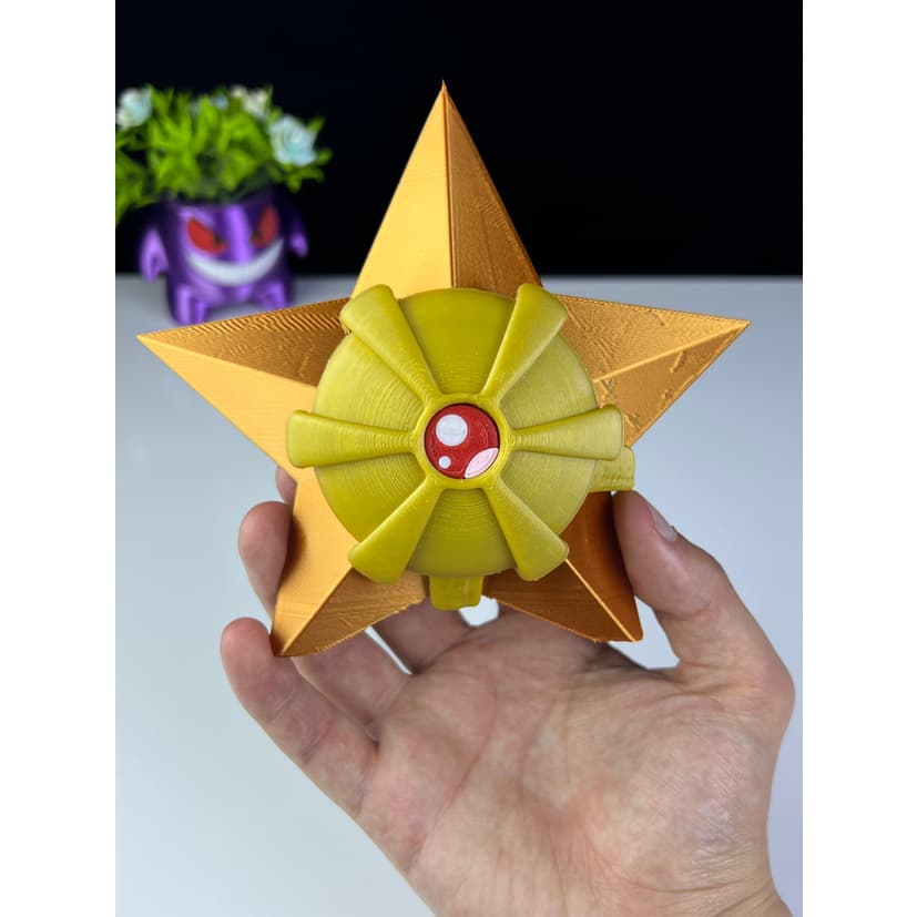 Pokemon Staryu boneco action figure impressão 3D