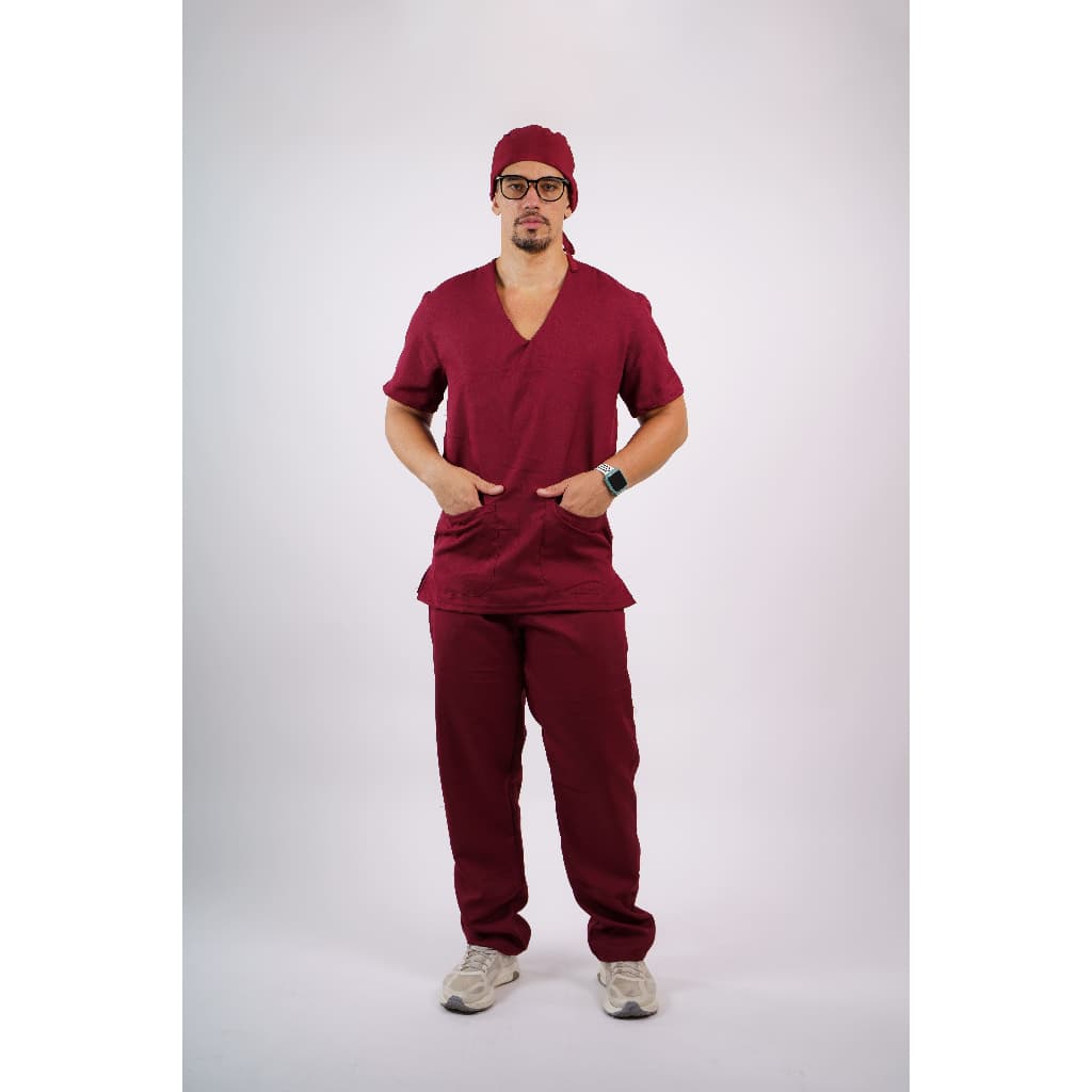 Conjunto Pijama Scrub Hospitalar MASCULINO em Oxford