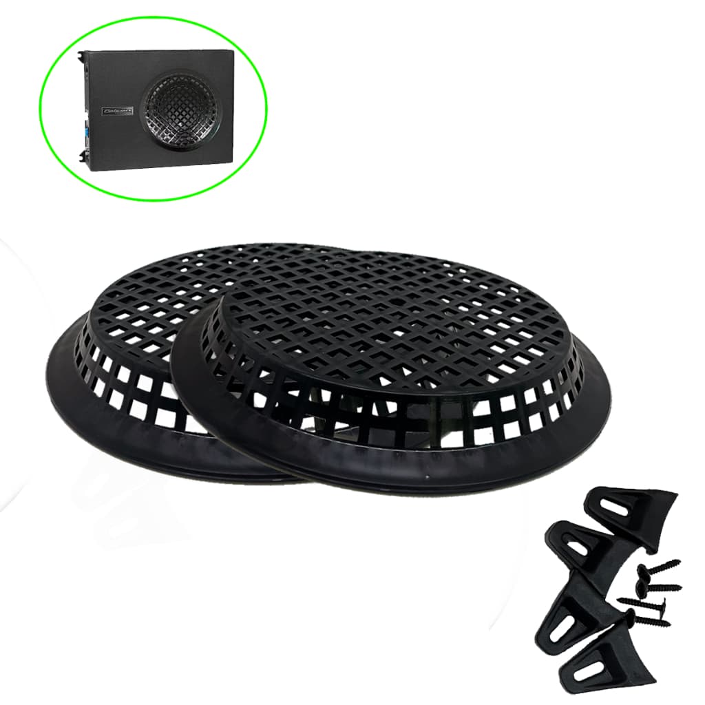 2 Telas para Alto Falante Sub Woofer Panela 8 Pol Profissional proteção