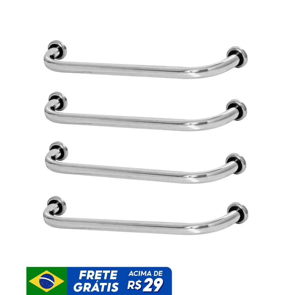 Kit 4 Alças De Apoio Barras De 80cm Idoso E Deficiente Oferta